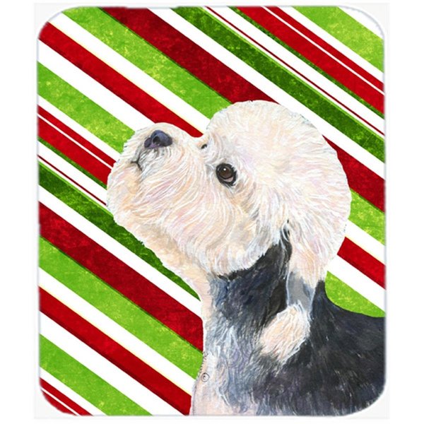 Skilledpower Dandie Dinmont Terrier Candy Cane Christmas Mouse Pad; Hot Pad Or Trivet SK236905